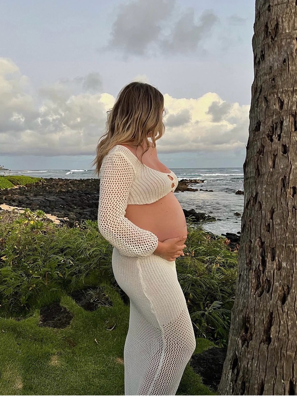 Cream Knit Two-Piece Set - Picture 2 of 6